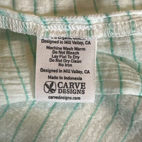 Carve Designs Dylan lightweight organic cotton gauze pullover tunic style shirt - Picture 9 of 11